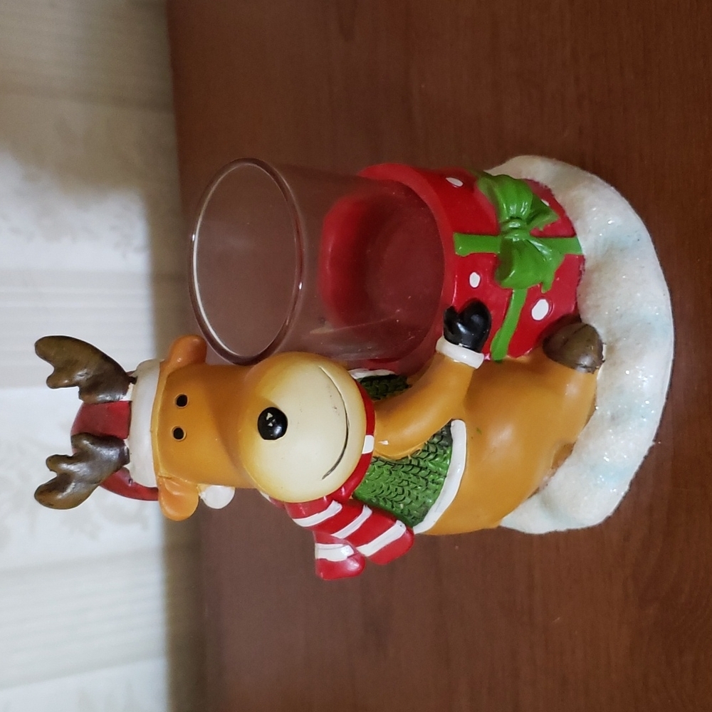 NWT Reindeer Candle Holder